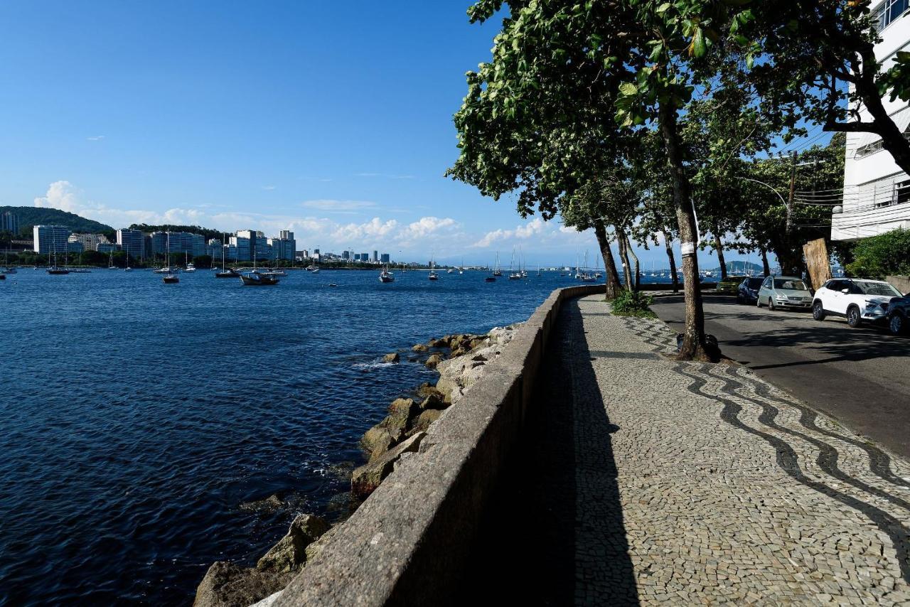2 Quartos Na Urca Com Vista Para Baia De Guanabara A 700M Pao De Acucar Com Cozinha Completa E Wi-Fi - Bares, Restaurantes E Comercio Local A Poucos Metros Rio de Janeiro Esterno foto