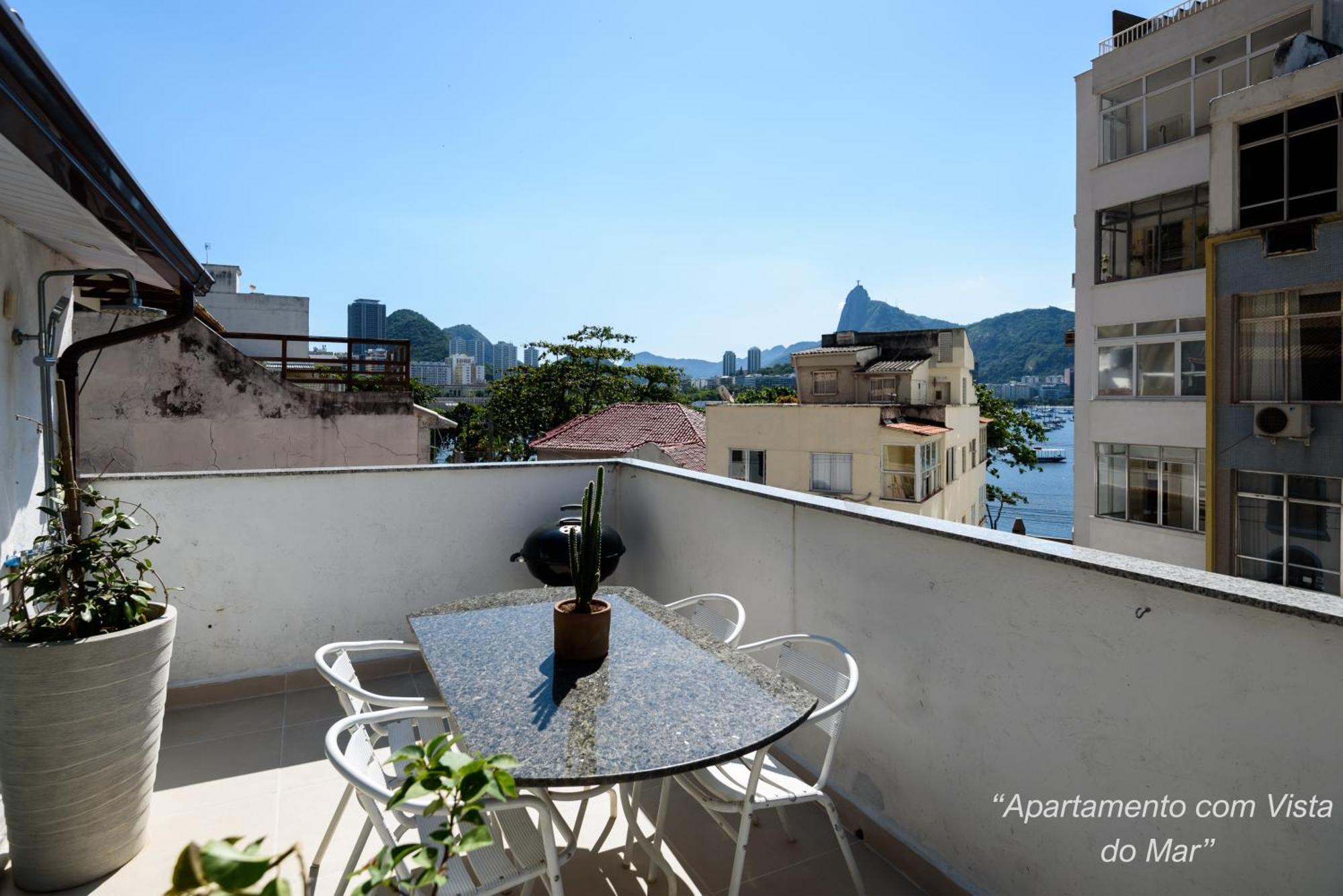 2 Quartos Na Urca Com Vista Para Baia De Guanabara A 700M Pao De Acucar Com Cozinha Completa E Wi-Fi - Bares, Restaurantes E Comercio Local A Poucos Metros Rio de Janeiro Esterno foto